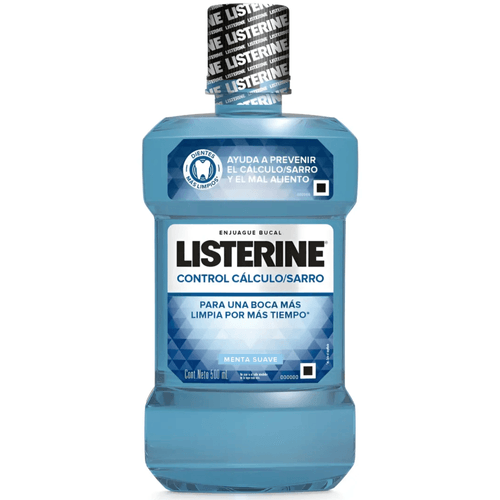 Enjuague Bucal Listerine Control Calculo Frasco X 500 Ml Johnson