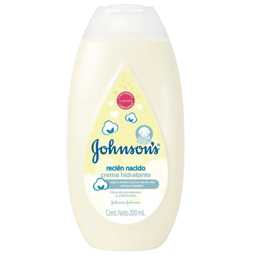 Crema Facial Hidratante Johnsons Recien NÁcido Frasco X 200 Ml