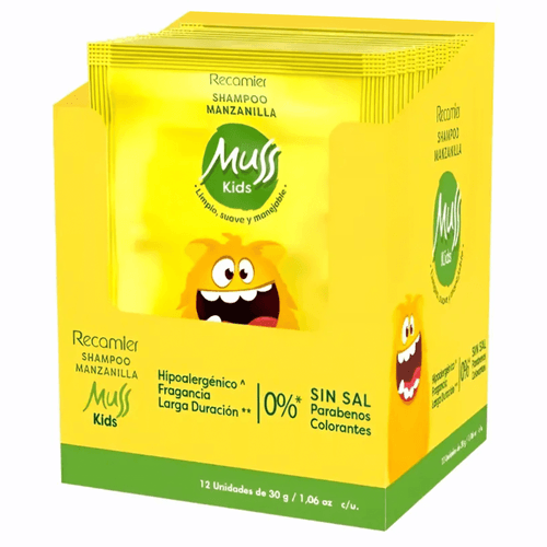 Shampoo Muss Kids Display 12 Und 30 Ml Recamier Capilar