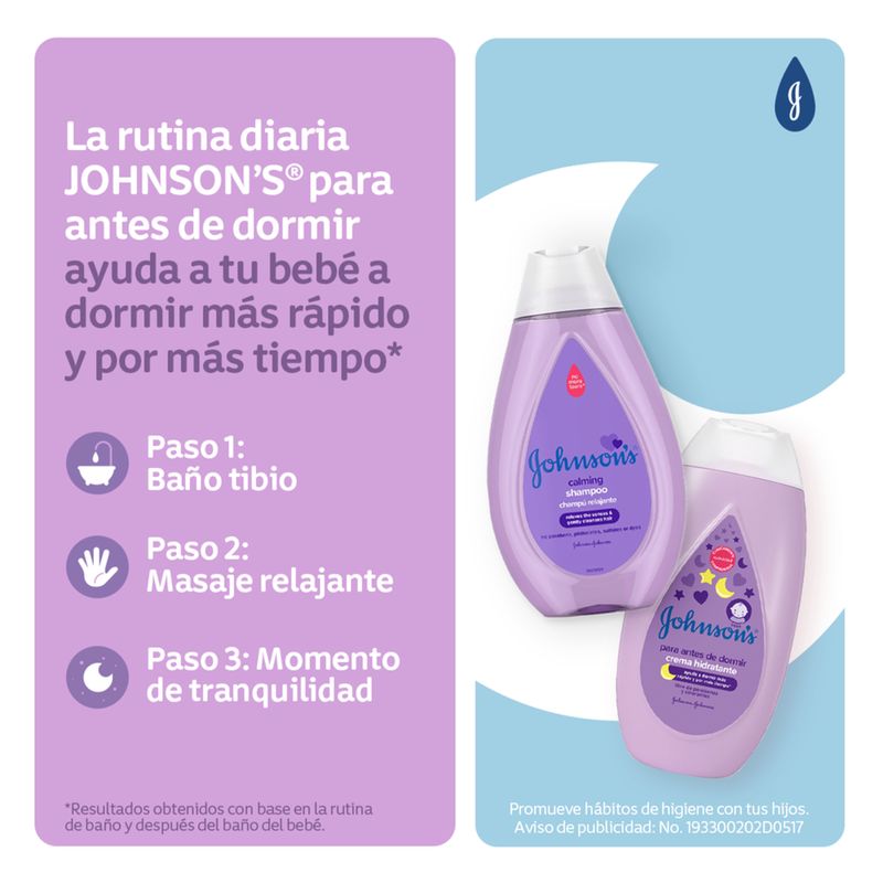 Crema Líquida Johnsons Antes Dormir 400 ml