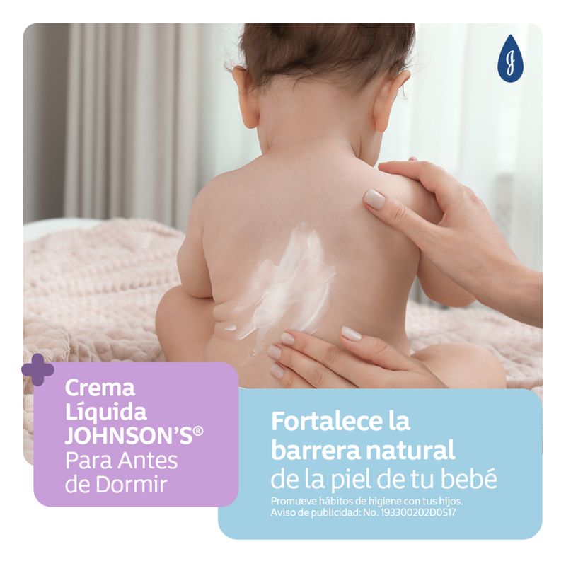 Crema Líquida Johnsons Antes Dormir 400 ml
