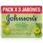 Jabón Johnson Uva Trip 3 Barras X 110 Gr
