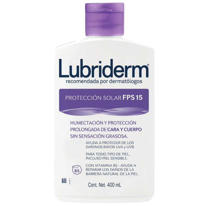 Lubriderm UV SPF 15 Loción 400 Ml Johnson