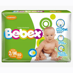 Pañal Bebex Etapa 2/M Paca X 50 Unidades Softys