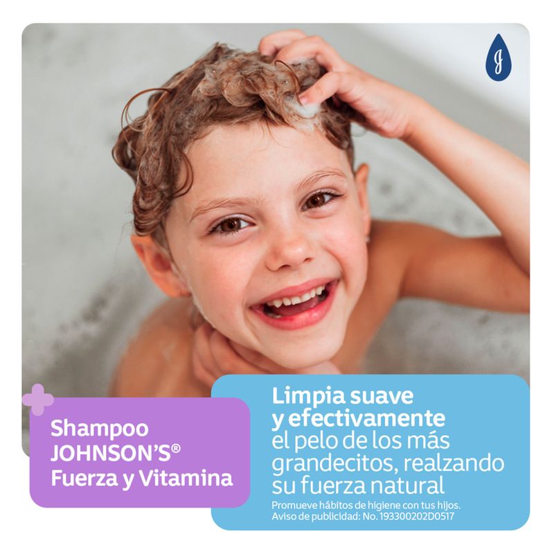 Johnson Baby champú fuerza vitamina 200 ml