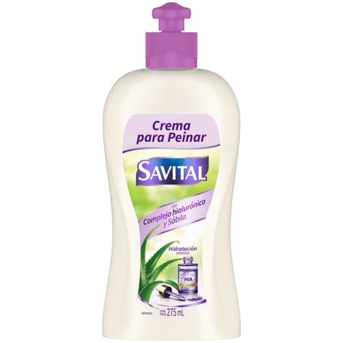 Crema Para Peinar Savital Ácido Hialurónico X 275 Ml Unilever