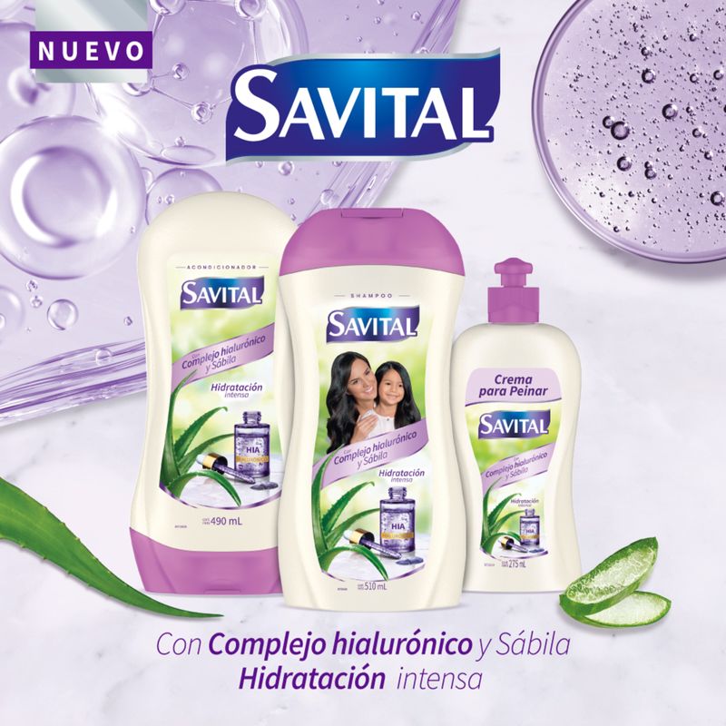 Crema Peinar Savital Hialurónico 275 Ml