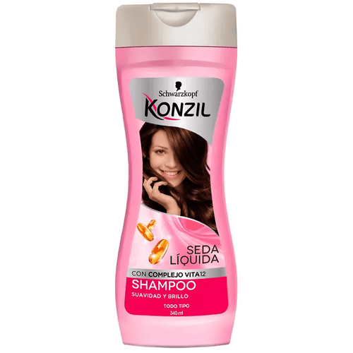 Shampoo Konzil Seda Líquida Vita12 Frasco X 340 Ml Henkel
