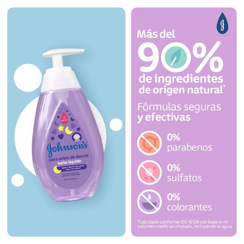 Johnson baño líquido antes de dormir 400 ml