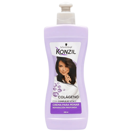 Crema Para Peinar Konzil Colágeno Vita 12 Frasco X 230 Ml Henkel