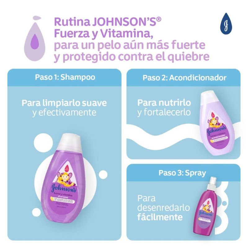Acondicionador Johnson fuerza vitamina
