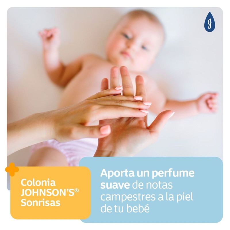 Colonia Johnson Sonrisas Frasco 200 Ml