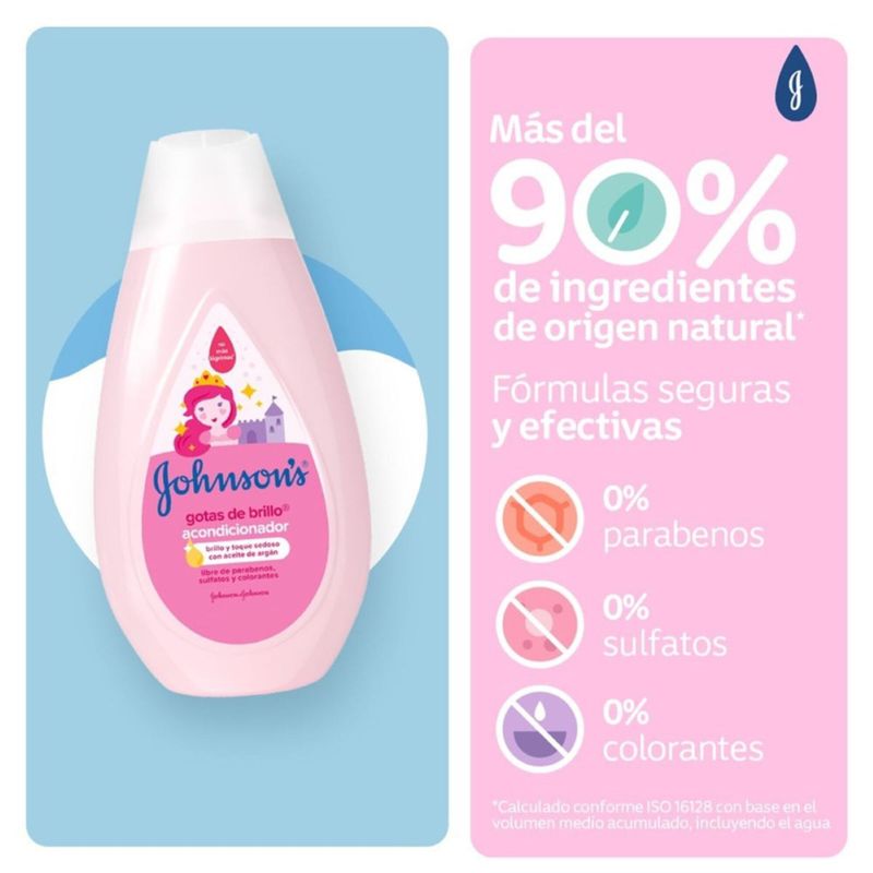 Acondicionador Johnson gotas de brillo