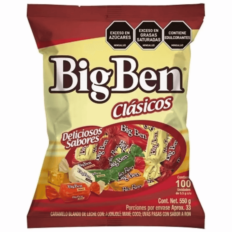 Big Ben Caramelo Clásico Bolsa X 100 Und