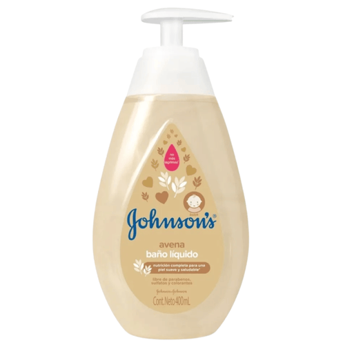 Baño Líquido Johnson´S Avena Frasco X 400 Ml