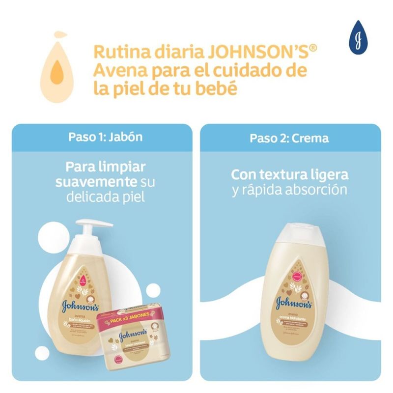 Baño Líquido Johnson´S Avena Frasco X 400 Ml