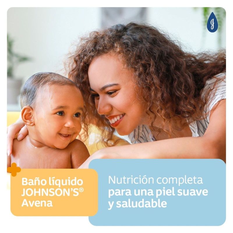 Baño Líquido Johnson´S Avena Frasco X 400 Ml