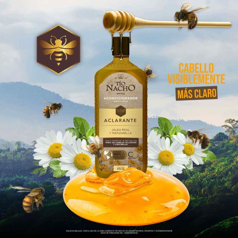 Acond Tio Nacho Aclarante Manzana Frasco 415 Ml