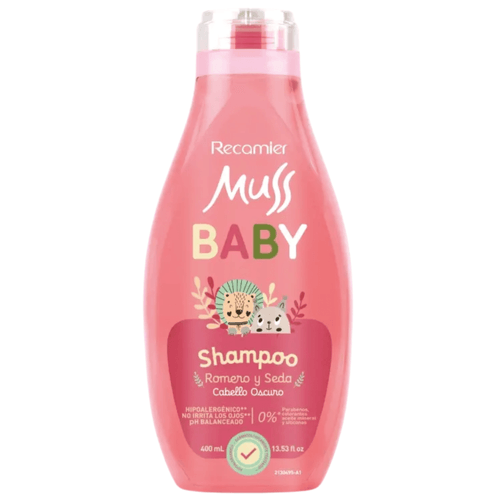 Shampoo Muss Baby Romero Seda Frasco X 400 Ml Recamier