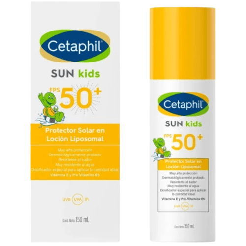 Protector Solar Cetaphil En Loción Liposomal Sun Kids Fps 50+ Frasco X 150 Ml