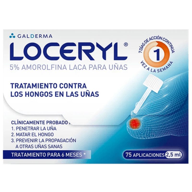 Loceryl Laca 5% Frasco X 2.5 Ml Galderma