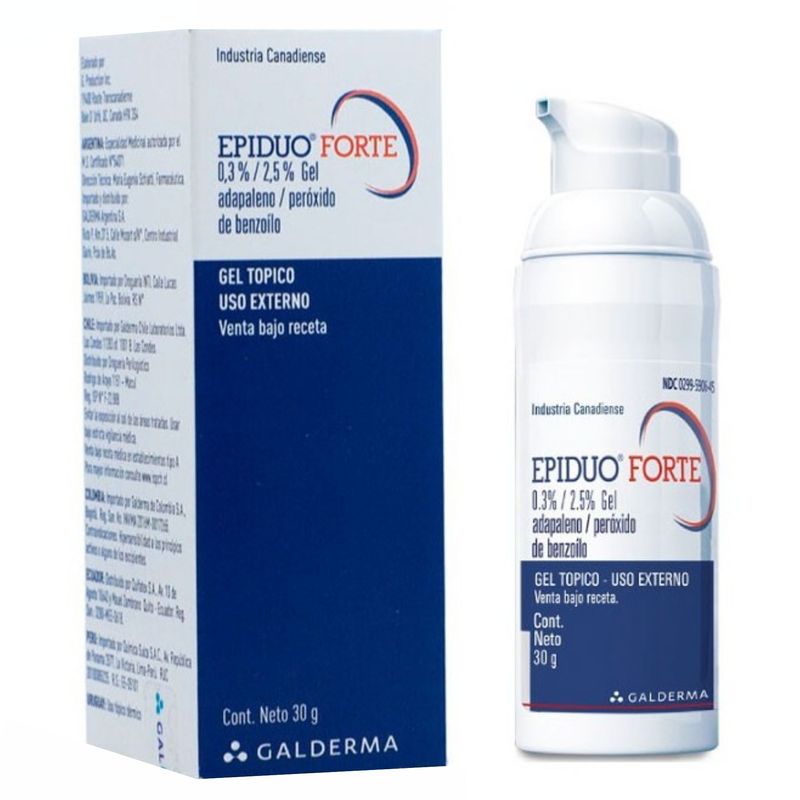 Epiduo Forte Gel 30 g Galderma Tópico Rx