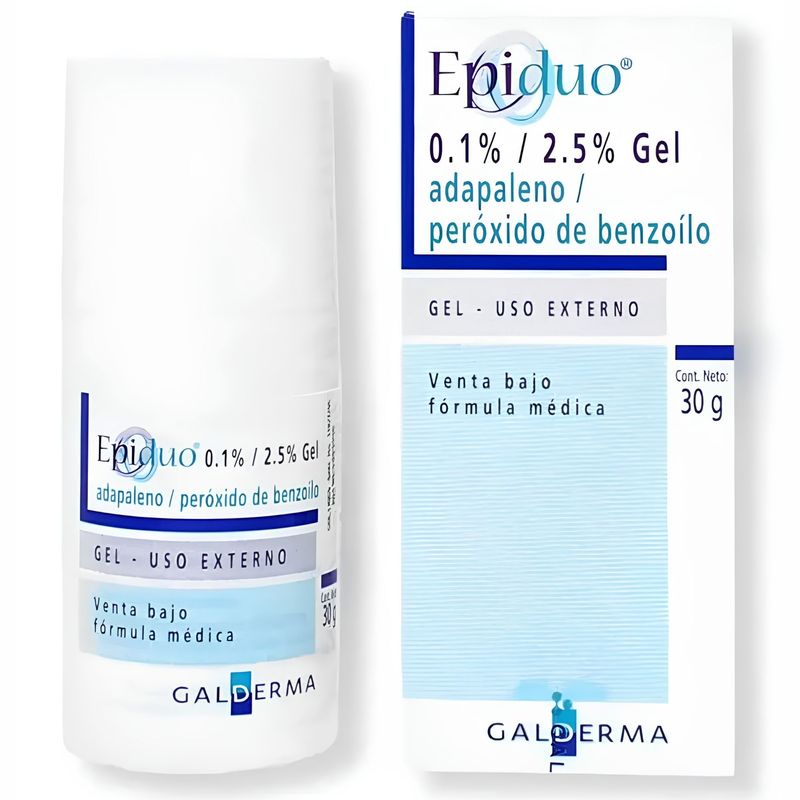 Epiduo 0.1/ 2.5% Gel Frasco X 30 Gr Galderma
