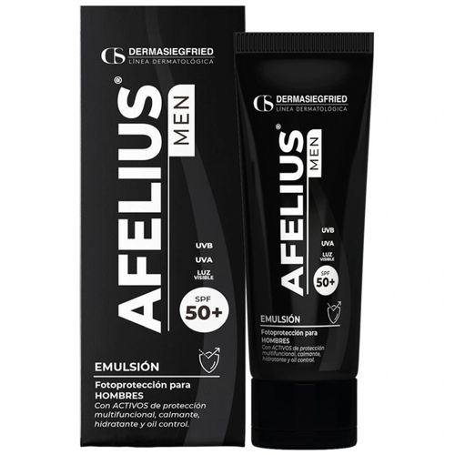 Protector Solar Afelius Men Emulsión Fps50 Tubo X 60G
