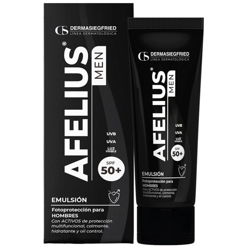 Afelius Men FPS 50 Emulsión Solar 60 Gr