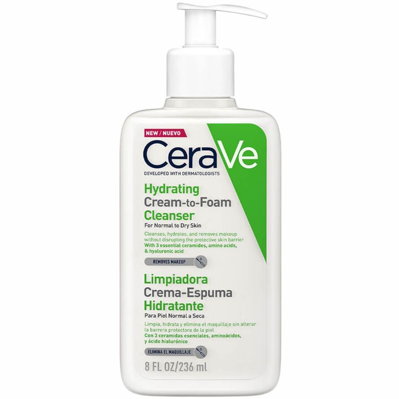 Crema Espuma Limpiadora Cerave Piel Seca 236g