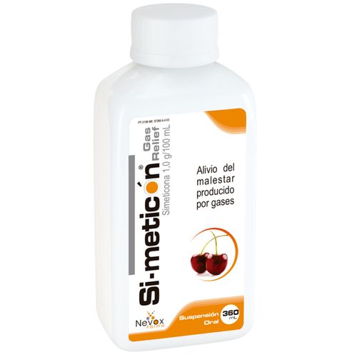 Si-Meticon Cereza Simeticona 1Gr Frasco X 360 Ml Suspensión Nevox
