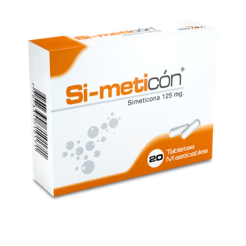 Si-Meticon Simeticona 125 Mg x 20 Tabletas