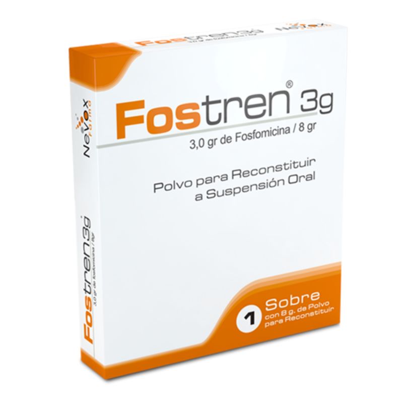 Fostren Fosfomicina 3 g 1 Sobre Nevox