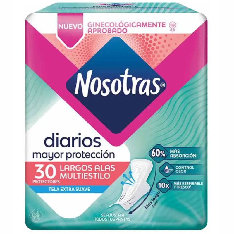 Protectores Nosotras Multiestilo 30 Und