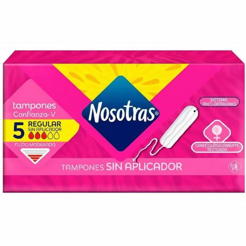 Tampones Nosotras Dig Regular X 5 Unidades Familia