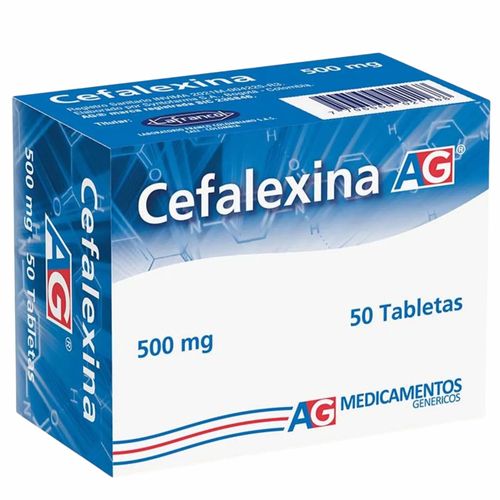 Cefalexina 500 Mg Caja X 50 Tabletas American Generics