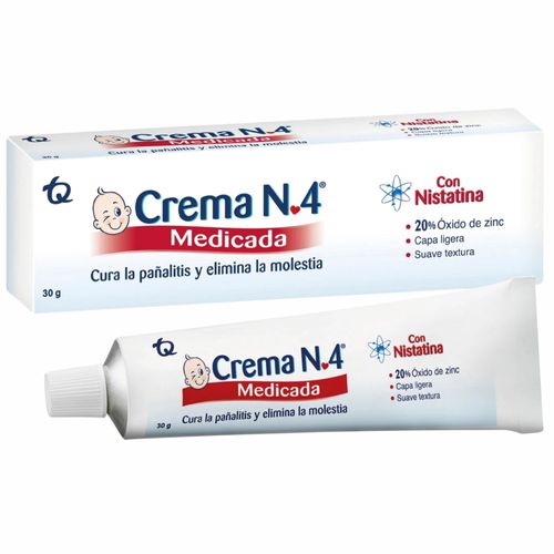 Crema No 4 Medicada Caja X 30 Gr Tecnoquímicas