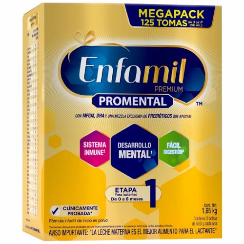 Enfamil Premium Etapa 1 Caja X 3 Bolsas 550 Gr Mead Johnson