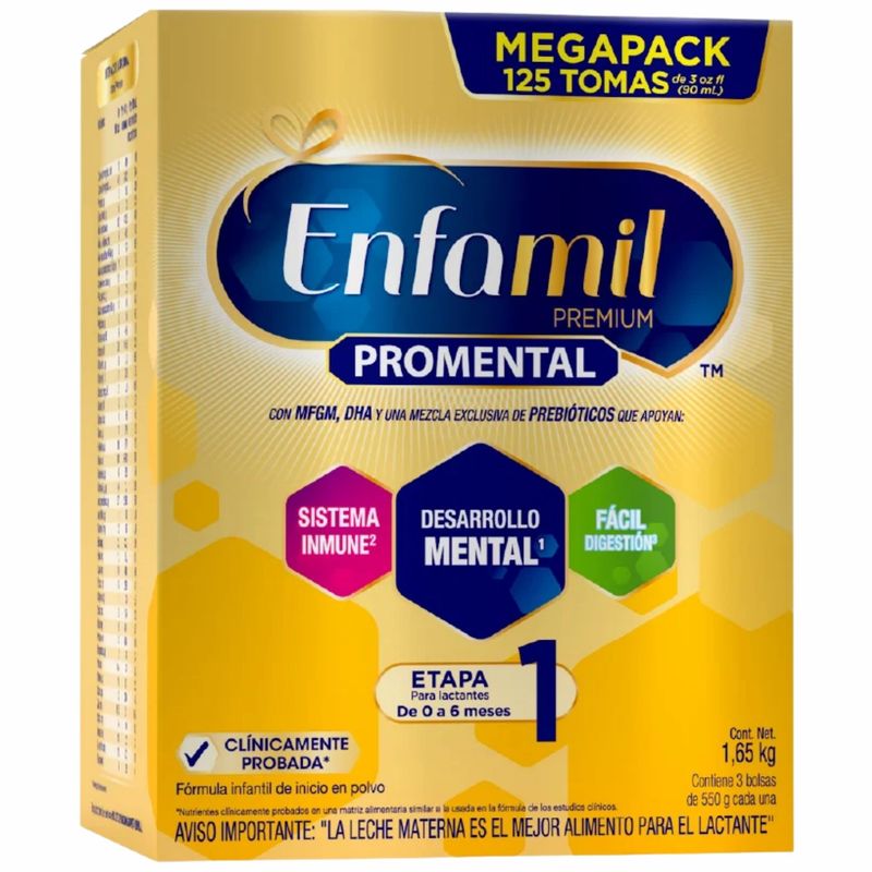 Enfamil Premium Etapa 1 Caja x 3 Bolsas 550 Gr