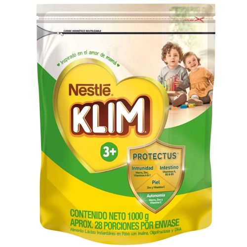 Leche Klim En Polvo 3 + Fortilearn X 1000Gr Nestle