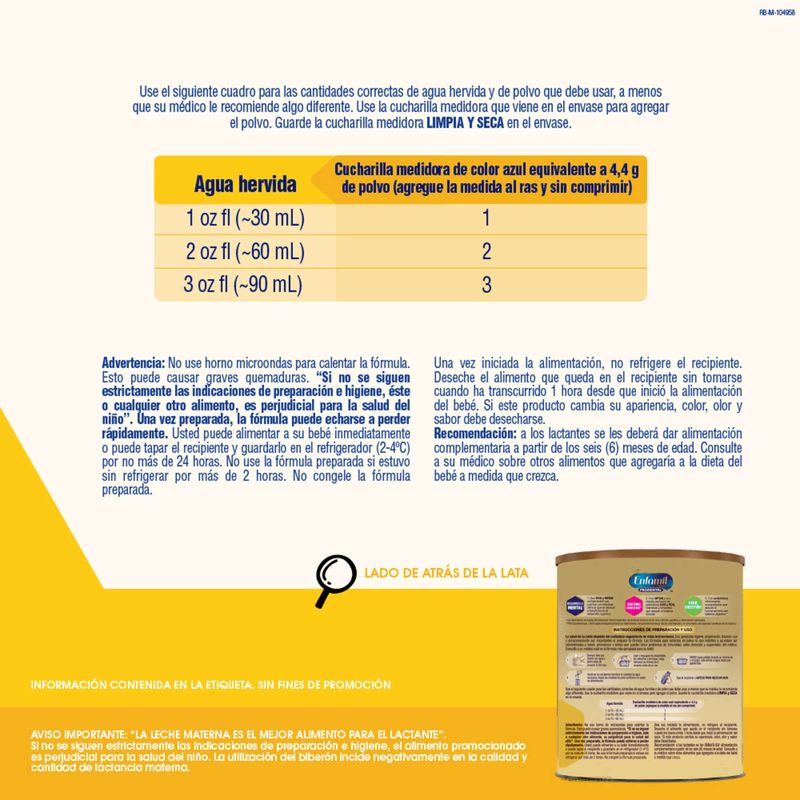 Enfamil Premium Etapa 1 Fórmula 800 Gr
