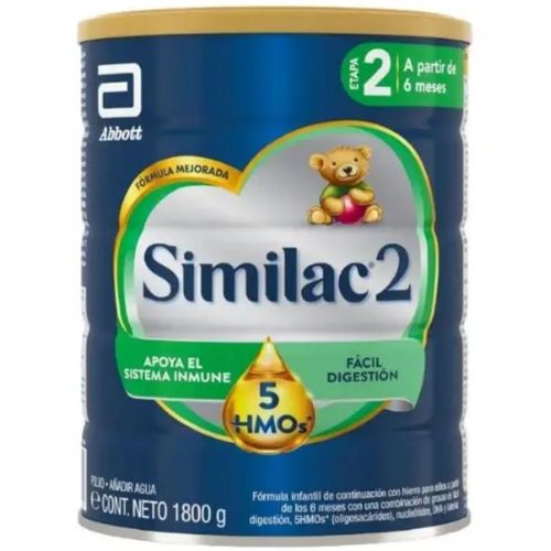 Similac 2 5Hmos 1800 Gr Polvo Abbott