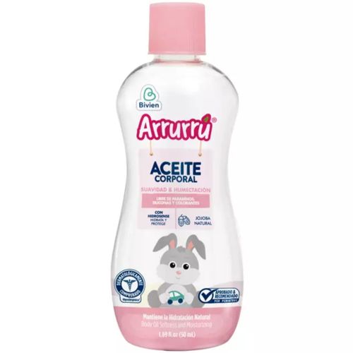 Aceite Arrurrú Suavidad Y Humectación Frasco X 50 Ml Belleza Express
