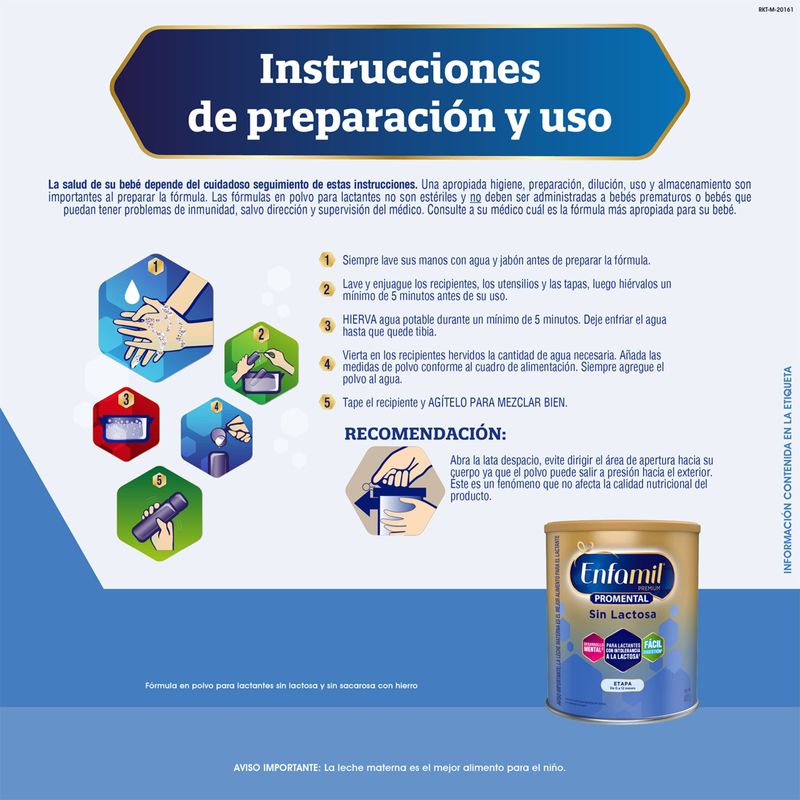 Enfamil Premium Sin Lactosa Lata 400 Gr