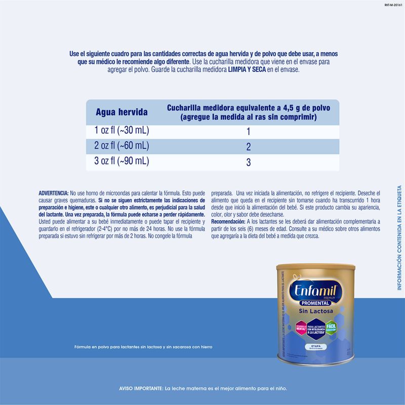 Enfamil Premium Sin Lactosa Lata 400 Gr