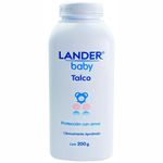 Talco Lander bebé frasco x200 gr suave