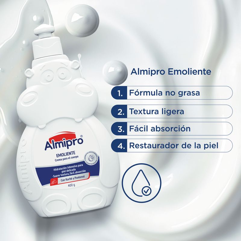 Crema Almipro Emoliente Niños 400 ml Rx