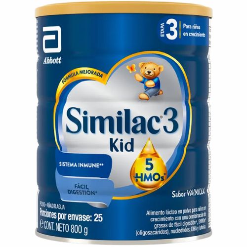 Similac 3 Kid 5Hmo 800 Gr Polvo Abbott