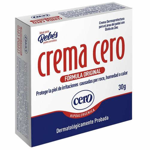 Crema Cero Tradicional Caja X 30 Gr