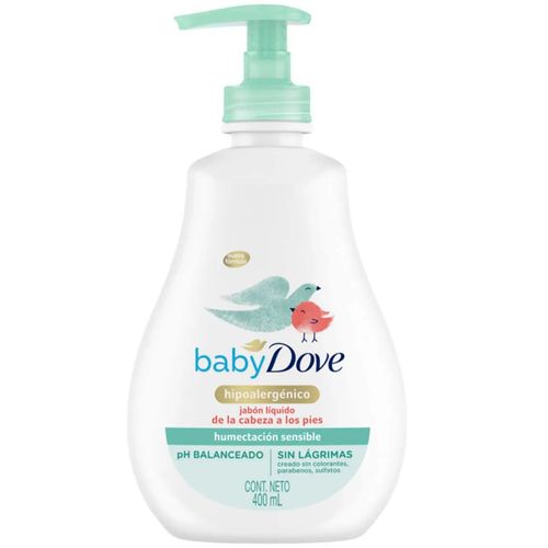 Jabón Líquido Dove Baby Humectación Sensible Frasco X 400 Ml Unilever